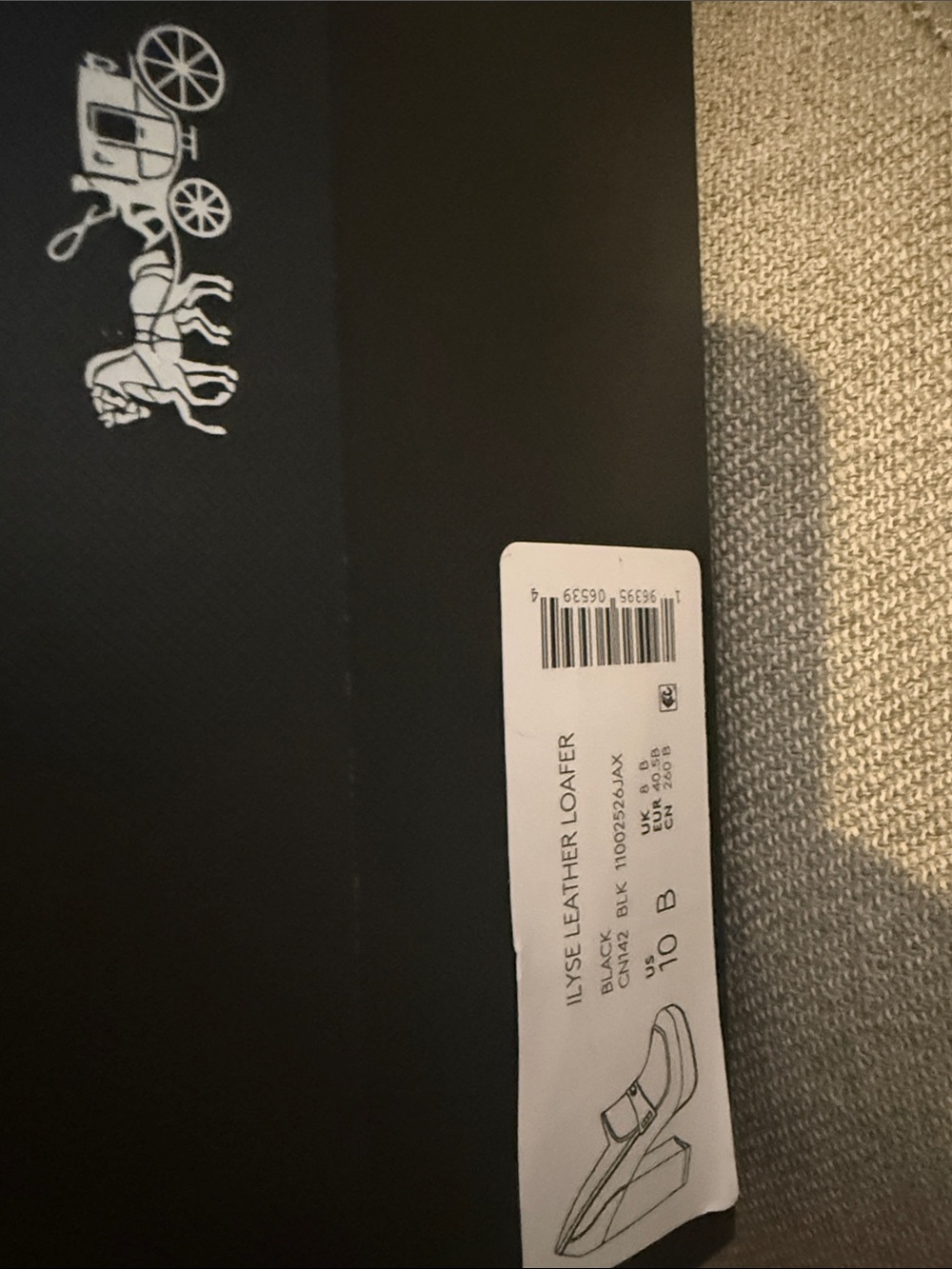 Coach Ilyse Platform Stacked Loafers size 10 - Picture 8 of 12